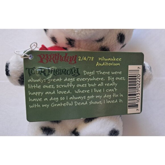 Grateful Dead Beanie Bear Dupree Bear Limited Edition Collectible Plush Doll NWT - Picture 2 of 3